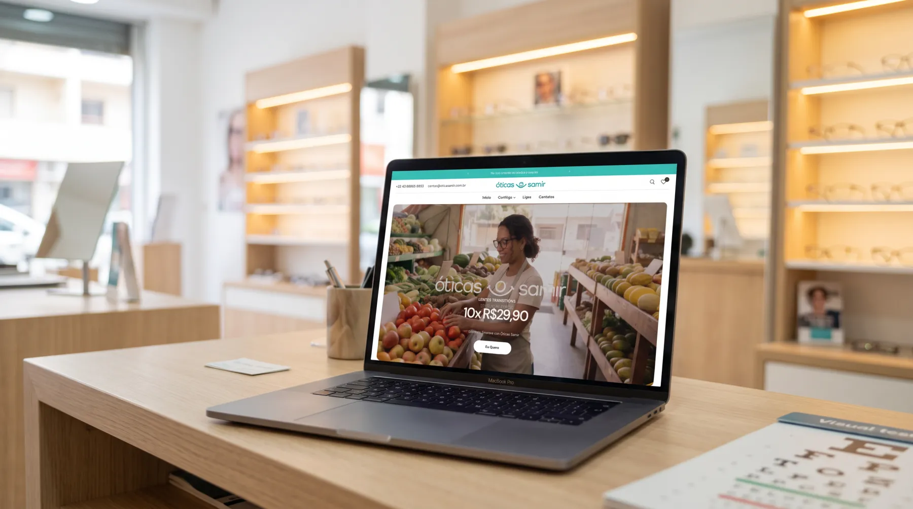 Site · Óticas Samir